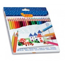 73024:Jovi crayon de couleur 24 crayons