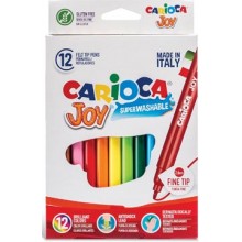D12S:Carioca feutre Superwashable Joy, 12 feutres en étui cartonné