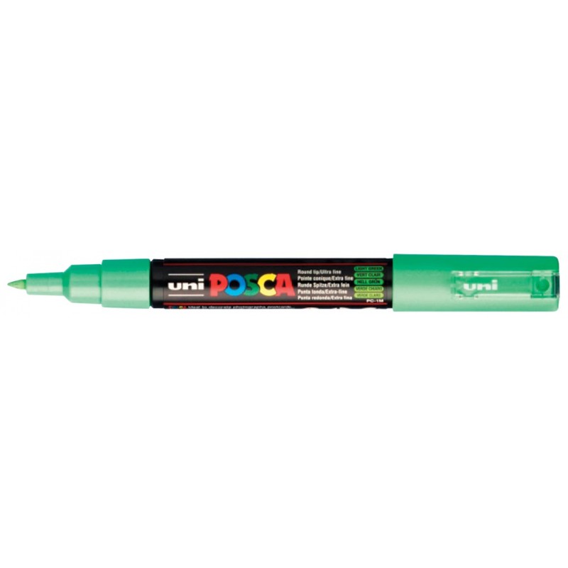 PC1MCLV:Uni POSCA marqueur peinture, PC-1MC, 0,7 mm, vert clair