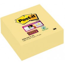 2028SSY:Post-it Super Sticky notes, ft 76 x 76 mm, geel, blok van 270 vel
