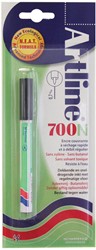 Artline Marqueur permanent 700N noir, sous blister