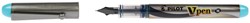 Pilot vulpen V-Pen Silver turkoois