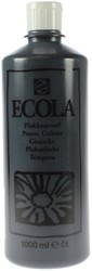 Talens Ecola plakkaatverf flacon van 1000 ml, zwart