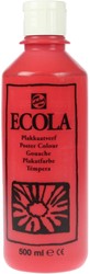 Talens Ecola plakkaatverf flacon van 500 ml, scharlaken
