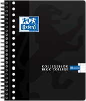 Oxford School collegeblok, ft A5+, 160 bladzijden, 17-gaats, kantlijn, gelijnd, assorti-3