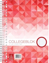 Work bloc de cours Collège, ft A4, quadrillé, 80 pages, 23 trous