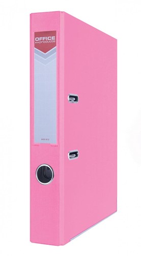 OFFICE products classeur, pour A4, en carton, dos de 5,5 cm, rose
