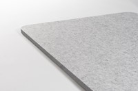 Smit Visual scheidingswand, lichtgrijs, 60 x 160 cm, met 2 klemmen-3