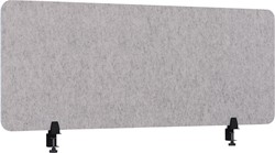 Smit Visual scheidingswand, lichtgrijs, 60 x 160 cm, met 2 klemmen