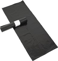 Sac à ordures ft 60 x 80 x 0.02 cm, noir,  HDPE, 20 x rouleaux de 20 pièces-3