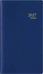 Brepols agenda Interplan Genova, bleu 2027