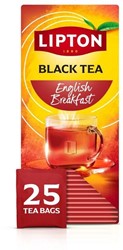 Lipton thé Feel Good Selection, English breakfast, boîte de 25 sachets
