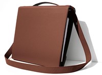 Yaka porte-classeur, cuir brun-2