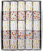 Ruban coeurs et boules, 1 cm x 10 m-2