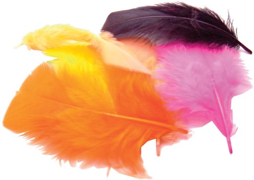 Bouhon plumes 4 cm, 120 pièces
