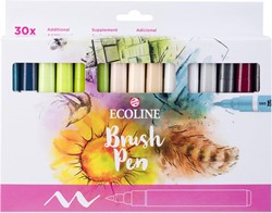 Talens Ecoline Brush pen, étui de 30 pièces, set Additional