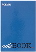 OFFICE products schrift met harde kaft, A5, 96 blad, met kantlijn, geruit 5mm-2