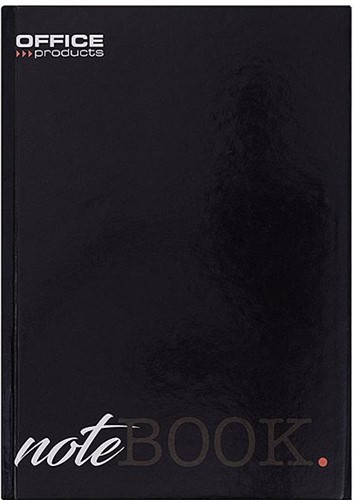 OFFICE products schrift met harde kaft, A5, 96 blad, met kantlijn, geruit 5mm-3