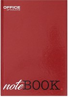 OFFICE products schrift met harde kaft, A5, 96 blad, met kantlijn, geruit 5mm-3