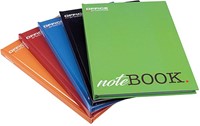 OFFICE products schrift met harde kaft, A5, 96 blad, met kantlijn, geruit 5mm