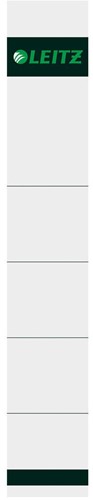 Leitz rugetiketten, voor serie 1050, ft 3,2 x 19 cm, pak van 10 stuks, grijs