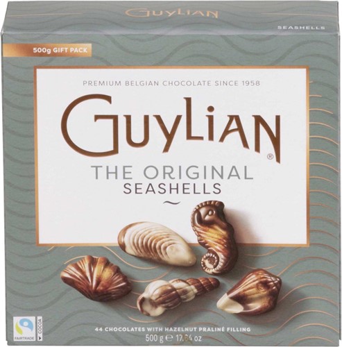Guylian fruits de mer chocolat, boîte de 500 grammes
