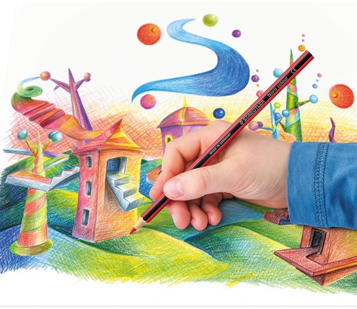 Staedtler kleurpotlood Noris Club People Of The World 12 kleurpotloden-2