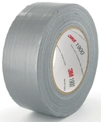 3M duct tape 1900, ft 50 mm x 50 m, zilver