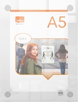 Nobo Premium Plus tableau d'affichage acrylique, montage mural, ft A5-2