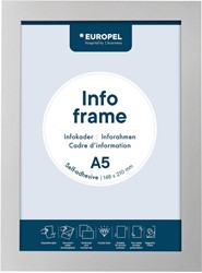 Europel cadre auto-collant ft A5, argent, paquet de 2 pièces
