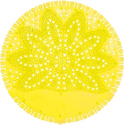 VividAir tapis pour urinoirs, Citrus Fusion, jaune, boîte de 12 pièces