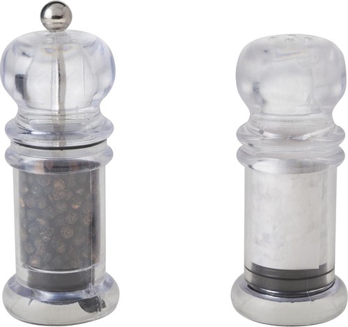 Cosy & Trendy peper- en zoutvat, transparant