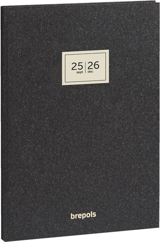 Brepols schoolagenda Weekly Notes Essenz, antraciet, 2025-2026