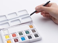 Van Gogh aquarelle, petite boîte avec 12 demi-godets-2