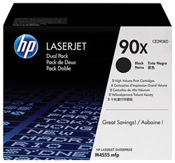 Toner HP CE390XD noir 90X pack double