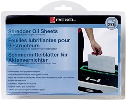 Rexel feuilles pré-lubrifiées, paquet de 20 pièces