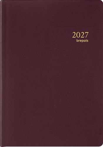 Brepols agenda Armada Seta 4 langues, bordeaux, 2027