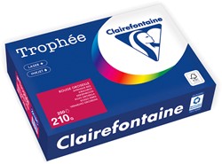 Clairefontaine A4 210g kersenrood 2211 FSC
