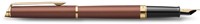 Waterman Hémisphère Metalic stylo plume, fin, cuivre GT, giftbox