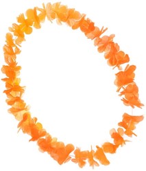 Oranje Hawaii krans