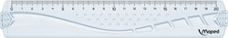 Maped lat Geometric 20 cm, transparant