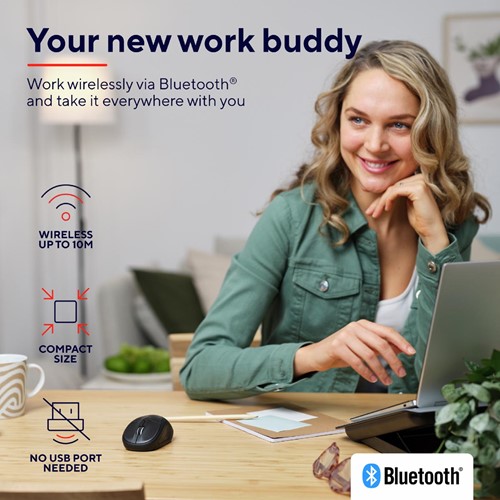 Trust Primo draadloze Bluetooth muis, zwart-3