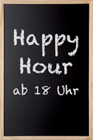 MAUL krijtbord zwart met houten frame 40 x 30cm-3