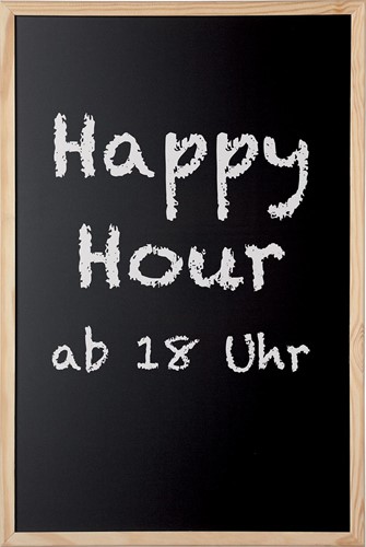 MAUL krijtbord zwart met houten frame 40 x 30cm-3