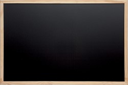 MAUL krijtbord zwart met houten frame 40 x 30cm