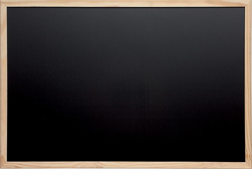 MAUL krijtbord zwart met houten frame 40 x 30cm