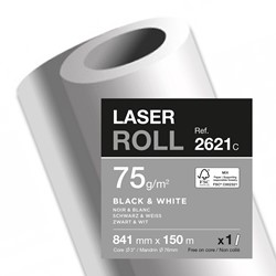 Rol 841mm x150m 75g kern 76mm 2621