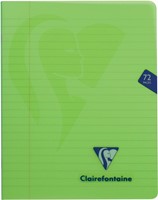 Clairefontaine cahier mimesys pour ft A5, 72 pages, couverture en PP, ligné, couleurs assorties-3