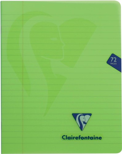 Clairefontaine cahier mimesys pour ft A5, 72 pages, couverture en PP, ligné, couleurs assorties-3