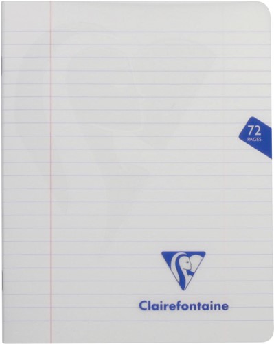 Clairefontaine cahier mimesys pour ft A5, 72 pages, couverture en PP, ligné, couleurs assorties-1
